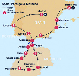 18 Day Inspiring Spain, Portugal & Morocco - Inspiring Vacations